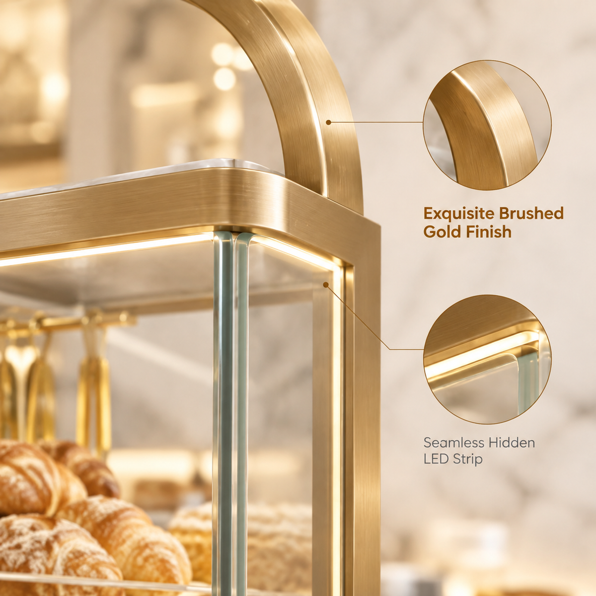 BKP-107 Bakery Tray and Tongs Station 60x55x130cm product image