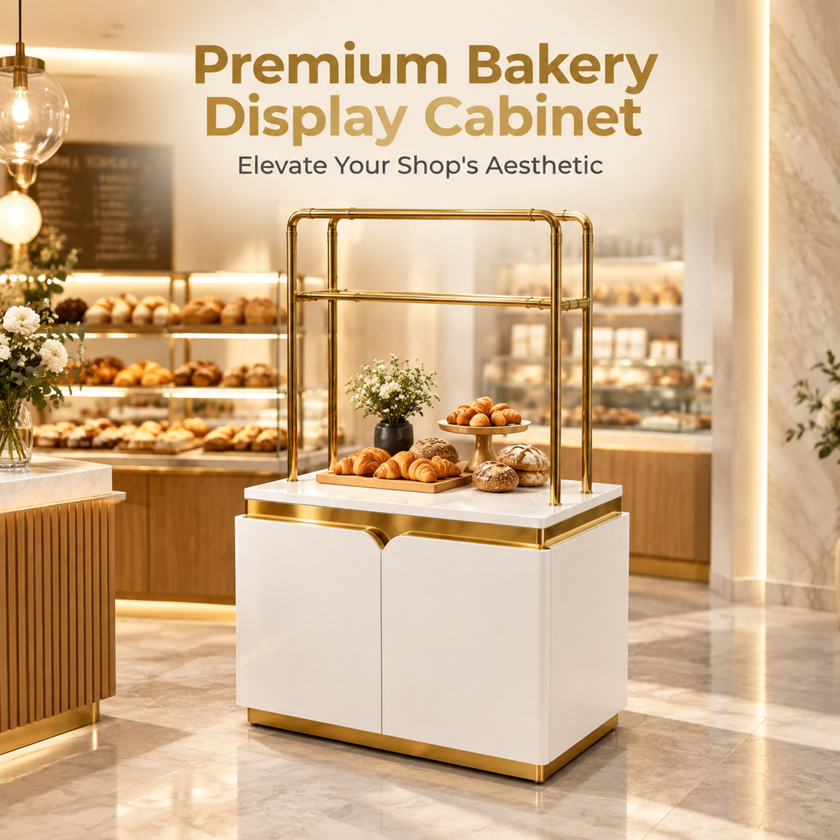 BKP-109 Bakery Tray and Tongs Station 60x55x130cm product image